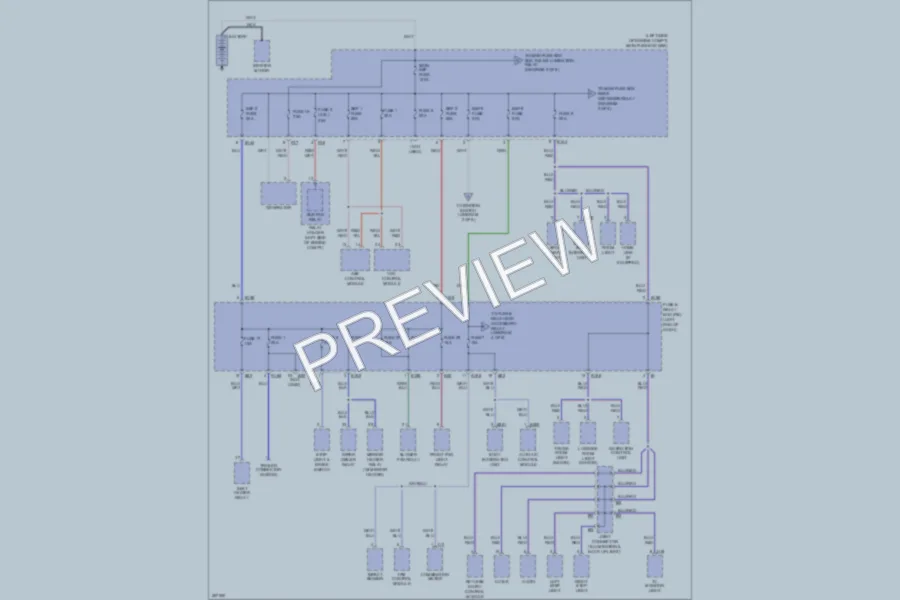 2007 Subaru Legacy Power Distribution wiring diagram preview