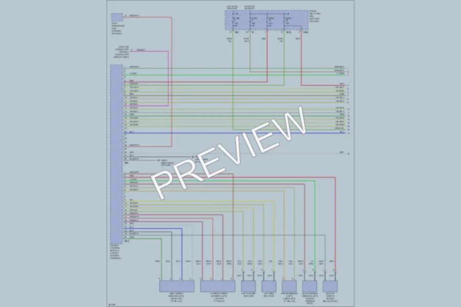 2007 Subaru Legacy Supplemental Restraints wiring diagram preview