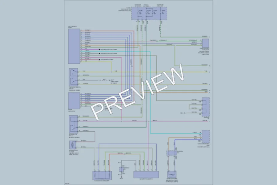 2007 Subaru Outback Air Conditioning wiring diagram preview