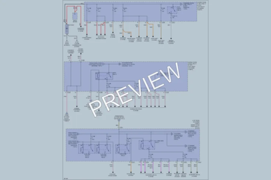 2007 Suzuki Forenza Power Distribution wiring diagram preview
