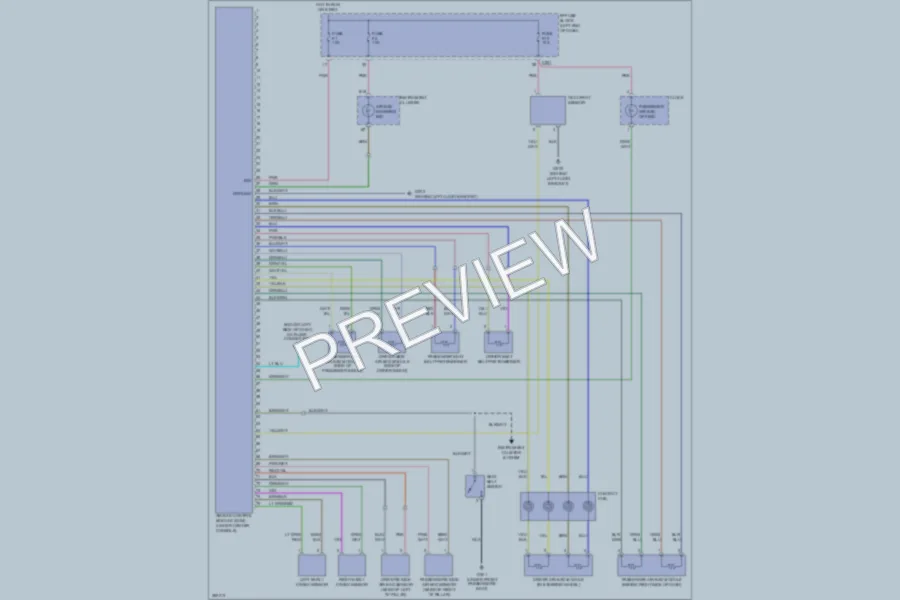 2007 Suzuki Forenza Supplemental Restraints wiring diagram preview