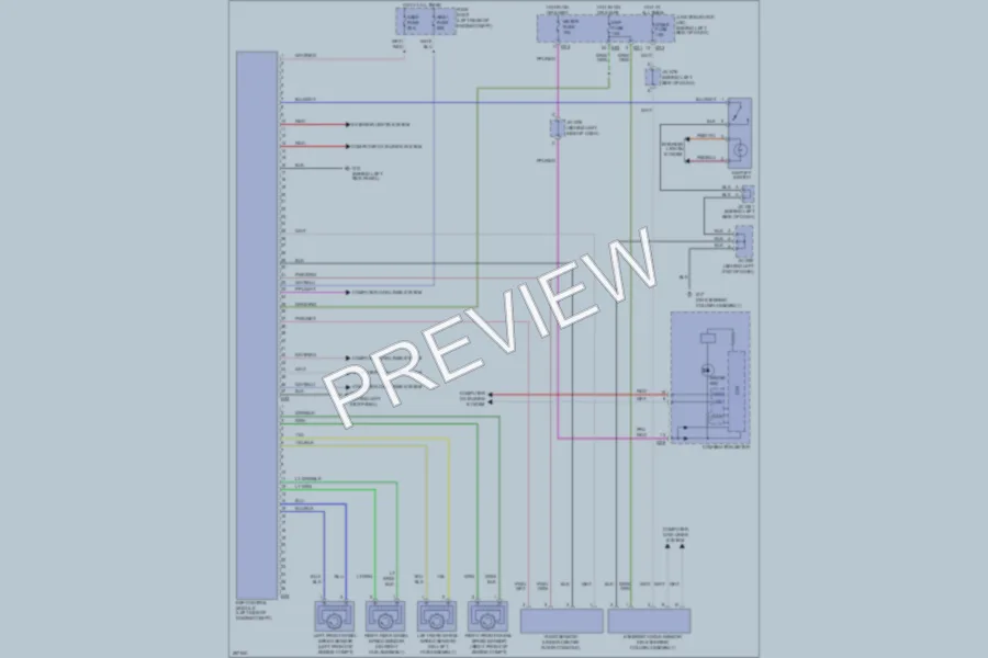 2007 Suzuki GrandVitara Anti Lock Brakes wiring diagram preview