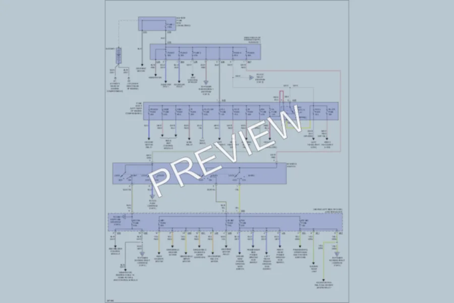 2007 Suzuki GrandVitara Power Distribution wiring diagram preview