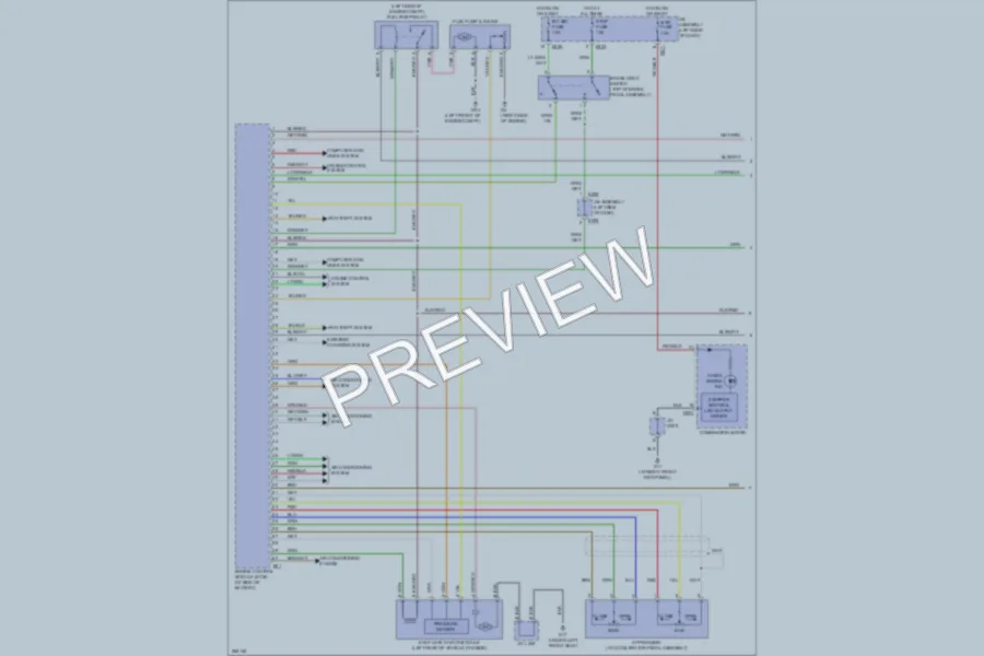 2007 Suzuki SX4 Engine Performance wiring diagram preview