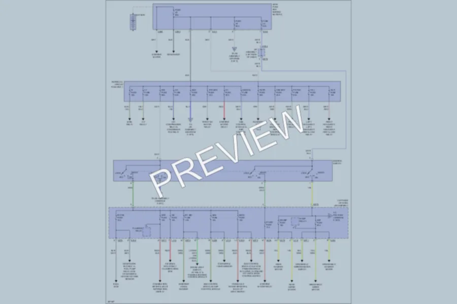 2007 Suzuki SX4 Power Distribution wiring diagram preview