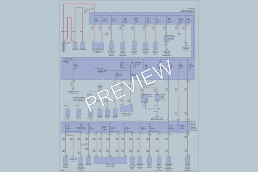 2007 Suzuki XL7 Power Distribution wiring diagram preview