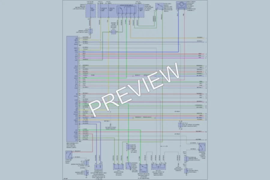 2007 Toyota 4Runner Anti Lock Brakes wiring diagram preview