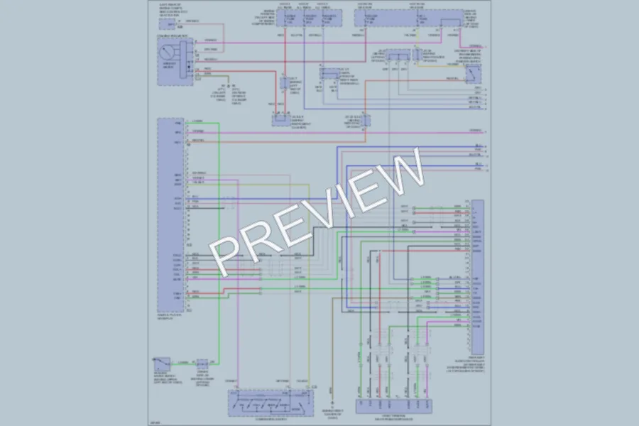 2007 Toyota 4Runner Navigation wiring diagram preview