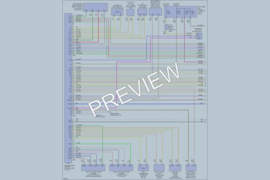 2007 Toyota 4Runner Supplemental Restraints wiring diagram preview