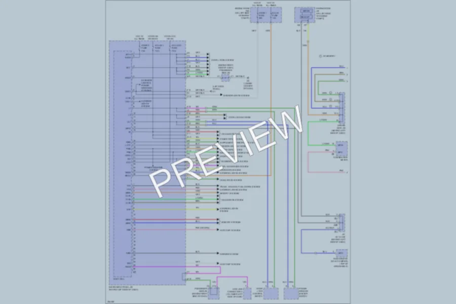 2007 Toyota Avalon Body Control Modules wiring diagram preview