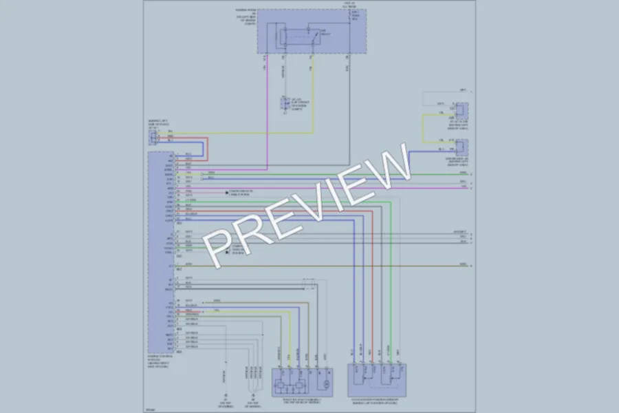 2007 Toyota Avalon Cruise Control wiring diagram preview