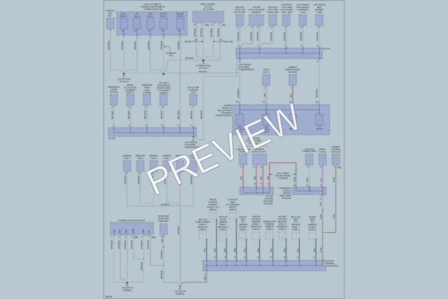 2007 Toyota Avalon Ground Distribution wiring diagram preview