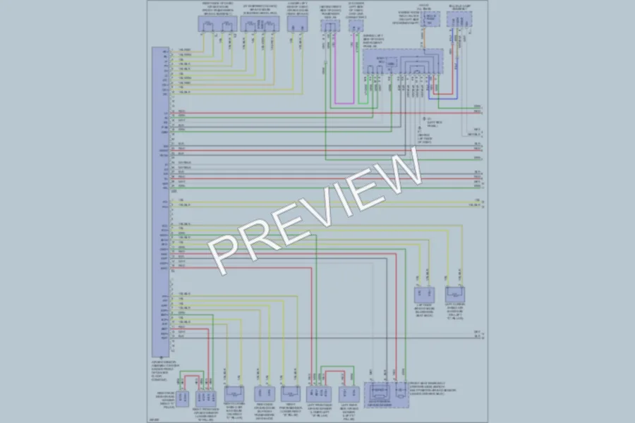 2007 Toyota Avalon Supplemental Restraints wiring diagram preview
