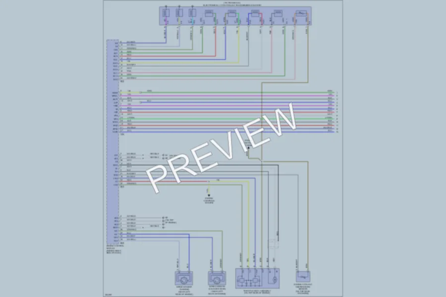 2007 Toyota Avalon Transmission wiring diagram preview