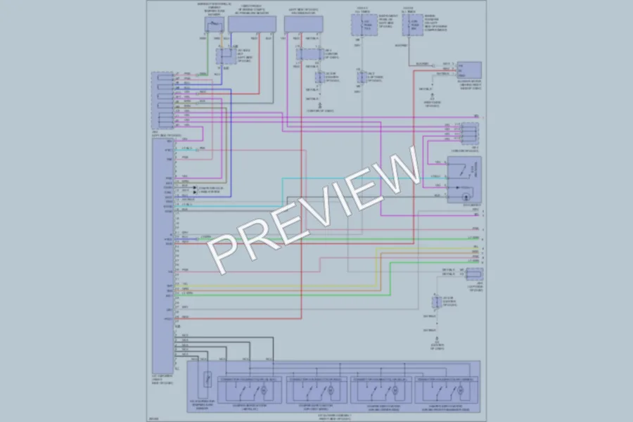 2007 Toyota Camry Air Conditioning wiring diagram preview