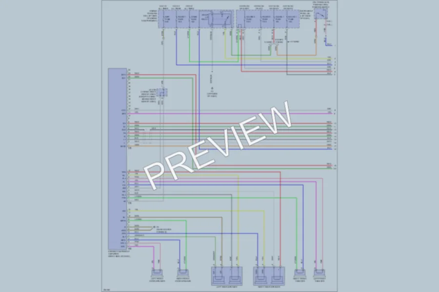 2007 Toyota Camry Navigation wiring diagram preview
