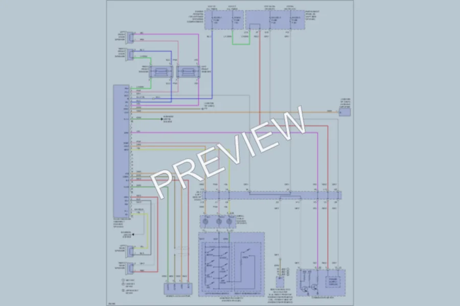 2007 Toyota Camry Radio wiring diagram preview
