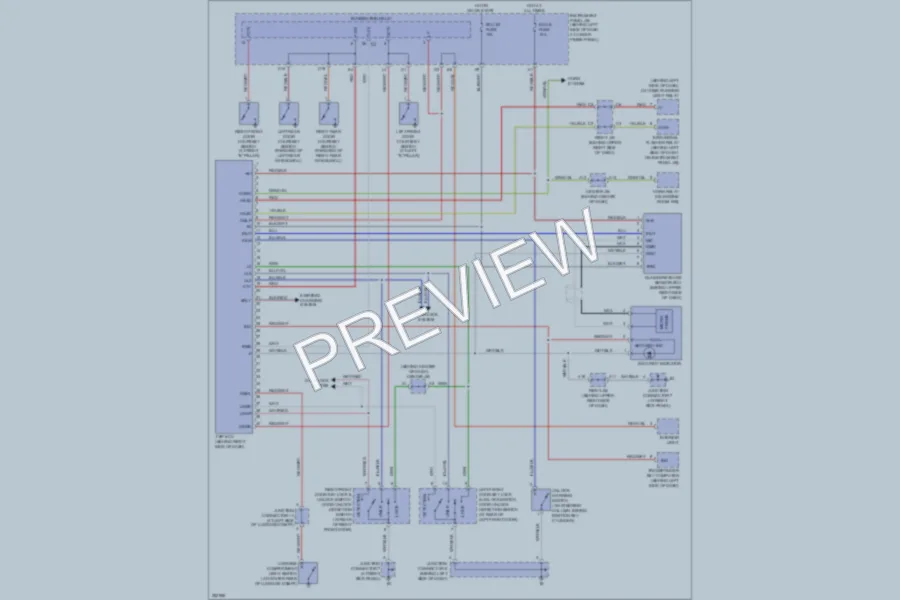 2007 Toyota Corolla Anti Theft wiring diagram preview