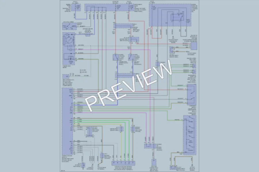 2007 Toyota Corolla Cruise Control wiring diagram preview