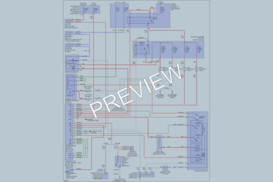 2007 Toyota Corolla Headlights wiring diagram preview