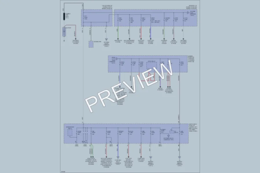 2007 Toyota Corolla Power Distribution wiring diagram preview