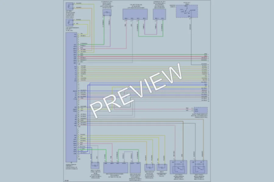 2007 Toyota Corolla Supplemental Restraints wiring diagram preview