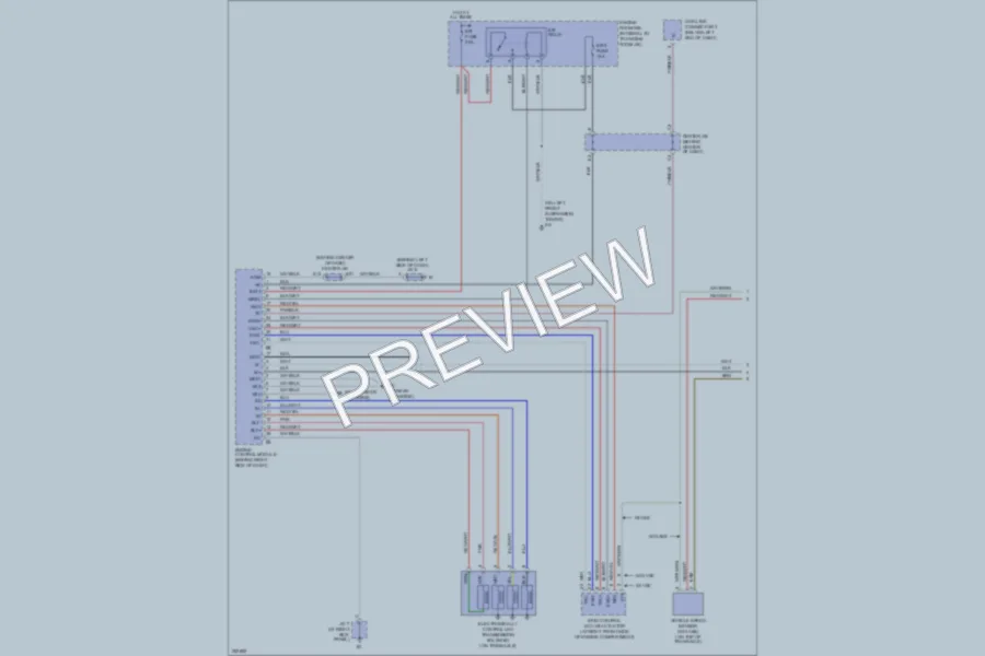 2007 Toyota Corolla Transmission wiring diagram preview