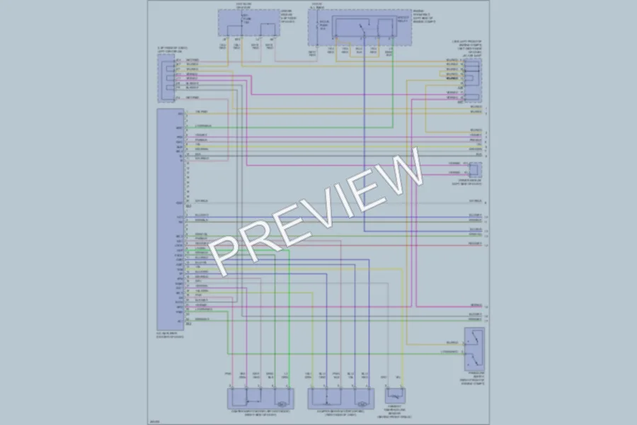 2007 Toyota FJCruiser Air Conditioning wiring diagram preview