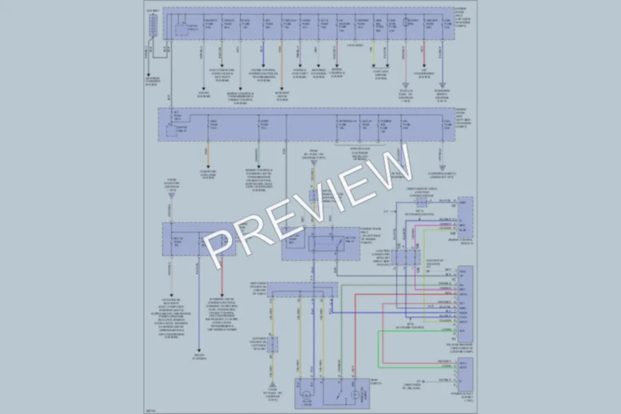 2007 Toyota FJCruiser Power Distribution wiring diagram preview