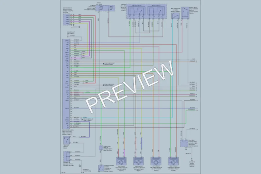 2007 Toyota Highlander Anti Lock Brakes wiring diagram preview