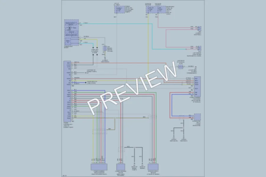 2007 Toyota Highlander Electronic Power Steering wiring diagram preview