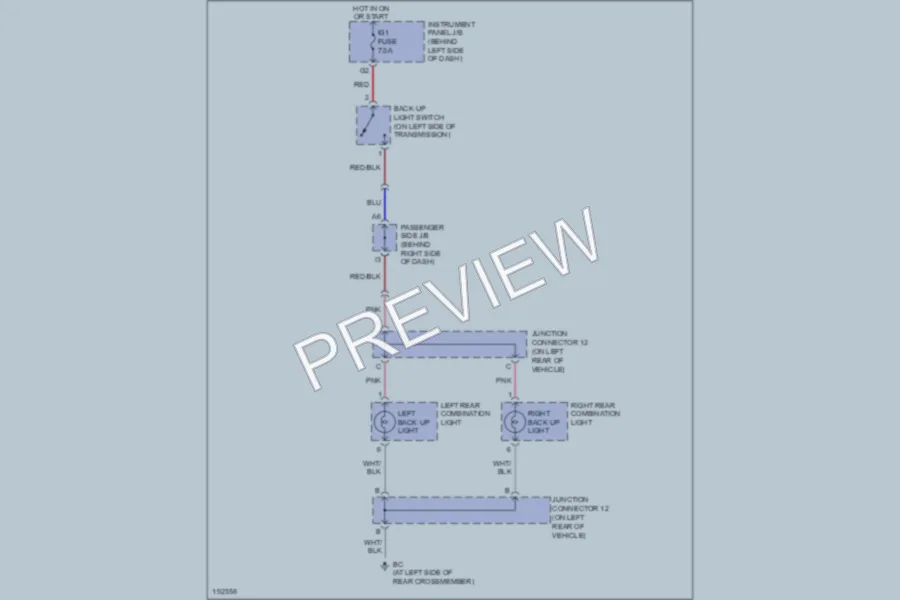 2007 Toyota Highlander Exterior Lights wiring diagram preview
