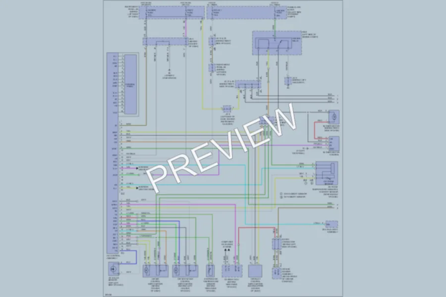 2007 Toyota HighlanderHybrid Air Conditioning wiring diagram preview