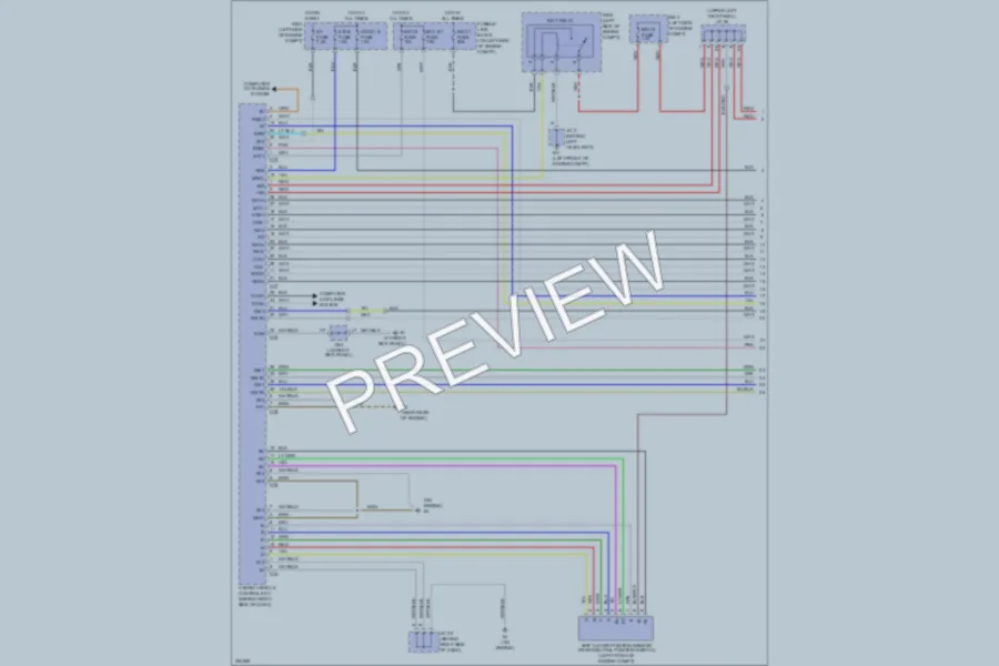2007 Toyota HighlanderHybrid Transmission wiring diagram preview
