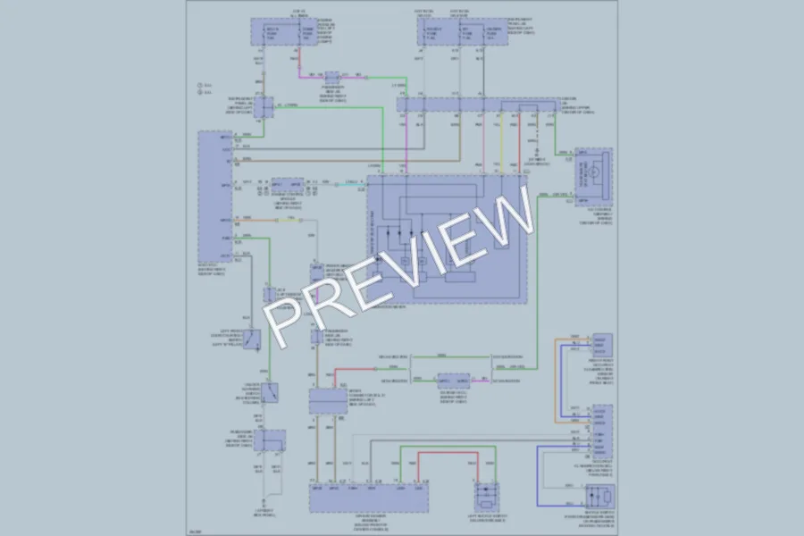 2007 Toyota HighlanderHybrid Warning Systems wiring diagram preview