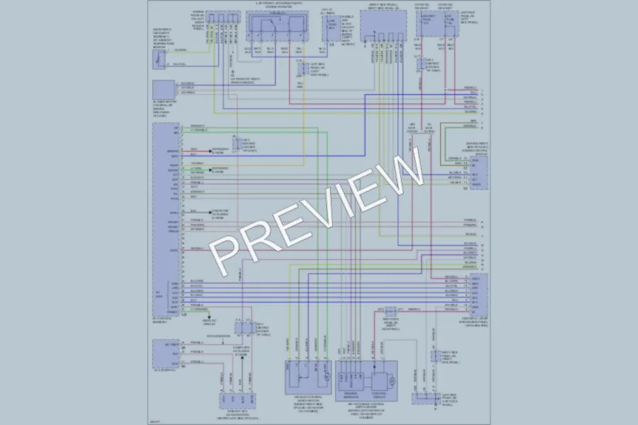 2007 Toyota LandCruiser Air Conditioning wiring diagram preview