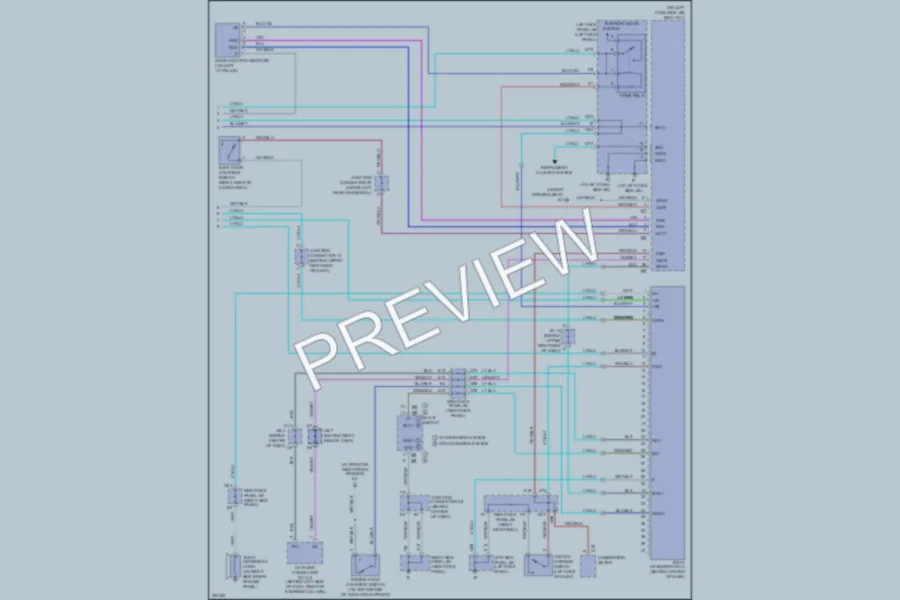 2007 Toyota LandCruiser Anti Theft wiring diagram preview