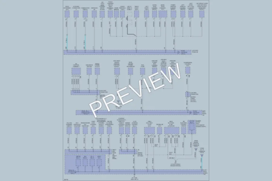 2007 Toyota LandCruiser Ground Distribution wiring diagram preview