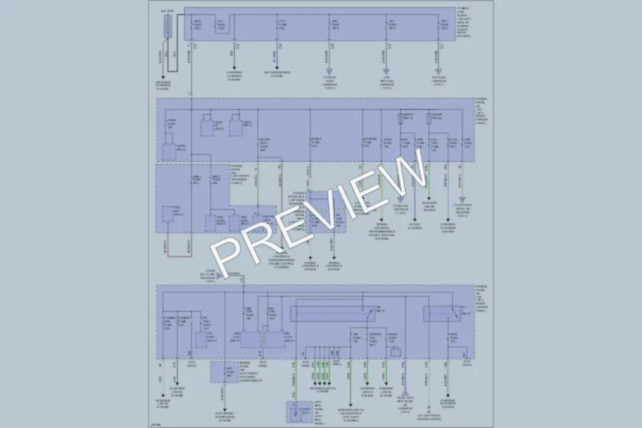 2007 Toyota LandCruiser Power Distribution wiring diagram preview