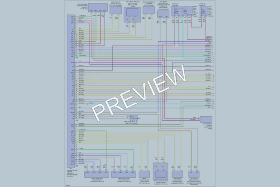 2007 Toyota LandCruiser Supplemental Restraints wiring diagram preview