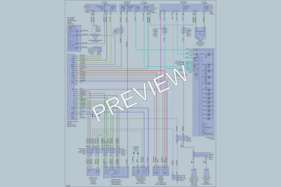 2007 Toyota LandCruiser Transmission wiring diagram preview