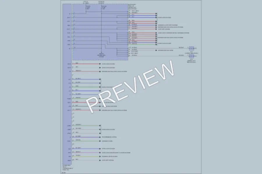 2007 Toyota Matrix Body Control Modules wiring diagram preview