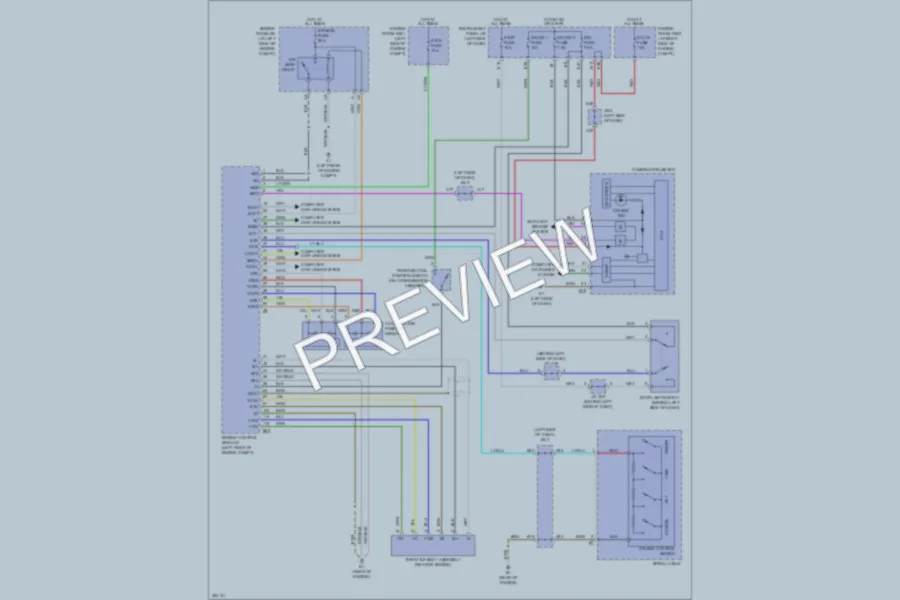 2007 Toyota RAV4 Cruise Control wiring diagram preview