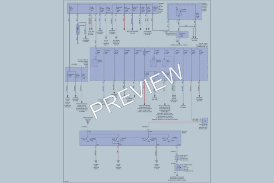 2007 Toyota Sequoia Power Distribution wiring diagram preview