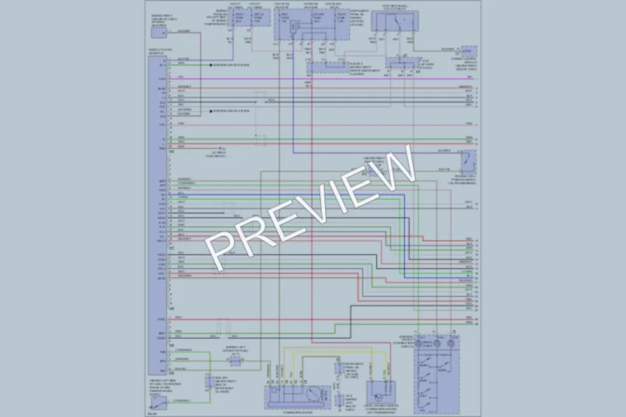 2007 Toyota Sequoia Radio wiring diagram preview