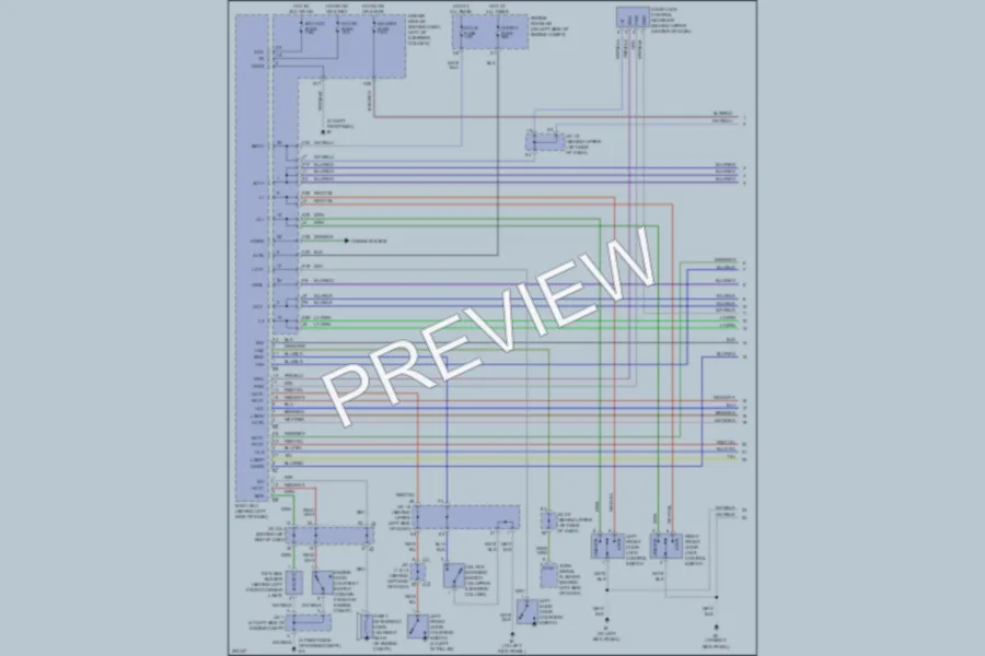 2007 Toyota Sienna Anti Theft wiring diagram preview