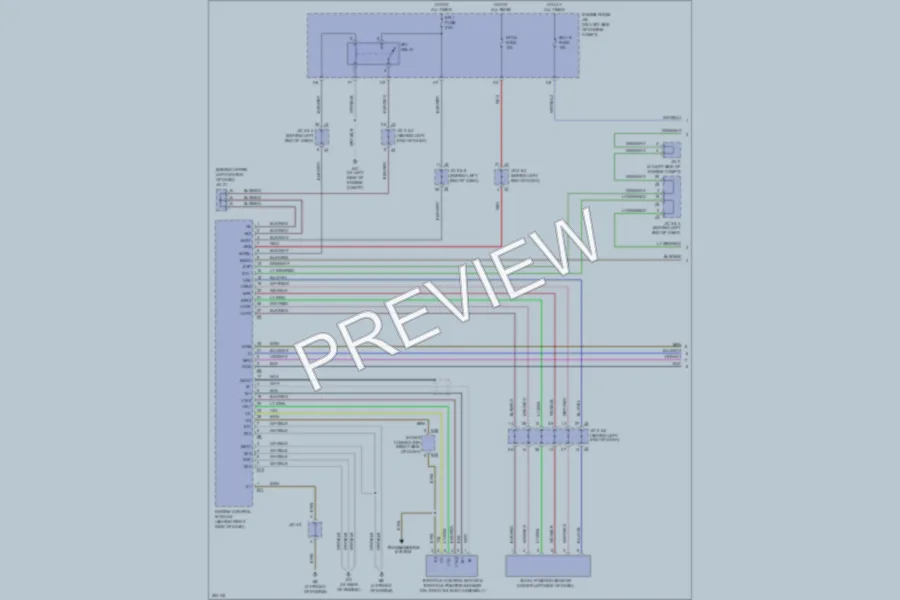 2007 Toyota Sienna Cruise Control wiring diagram preview