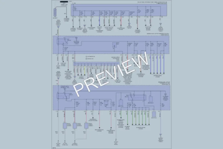 2007 Toyota Sienna Power Distribution wiring diagram preview