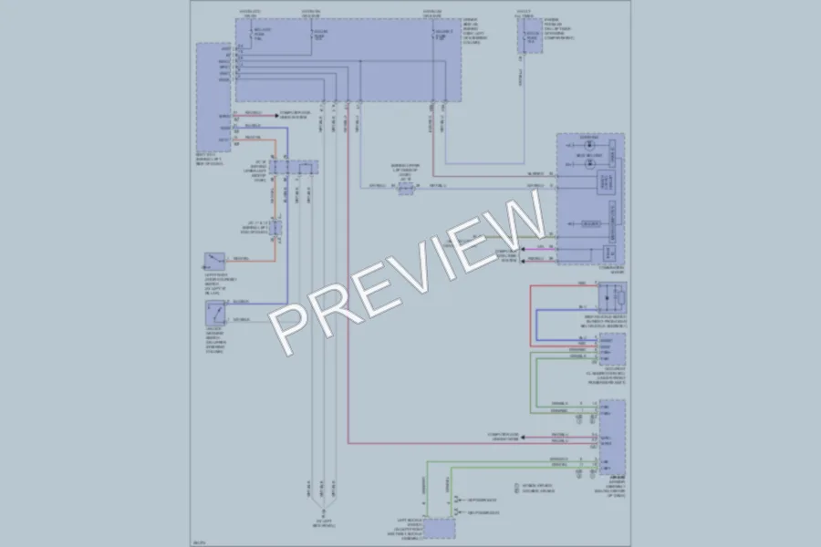 2007 Toyota Sienna Warning Systems wiring diagram preview
