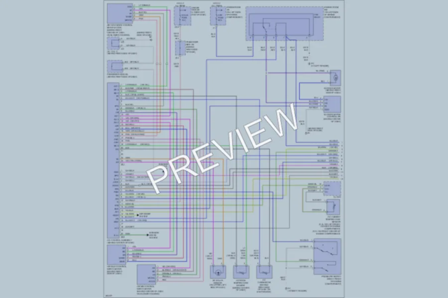 2007 Toyota Solara Air Conditioning wiring diagram preview